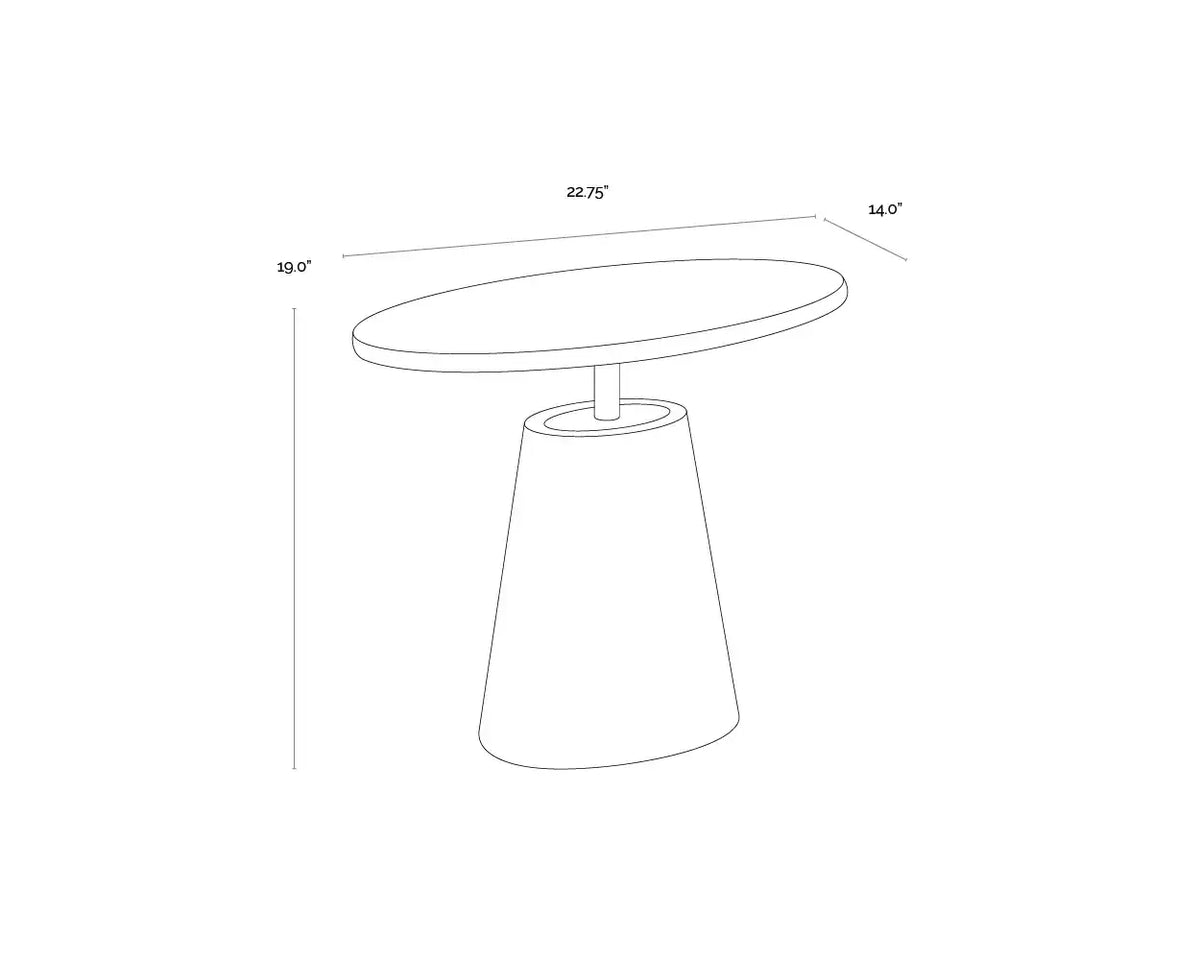 Sunpan KADIN SIDE TABLE - Outdoor Furniture