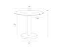 Sunpan MONACO BISTRO TABLE - Dining Tables