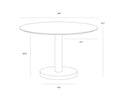 Sunpan MONACO DINING TABLE - Dining Tables