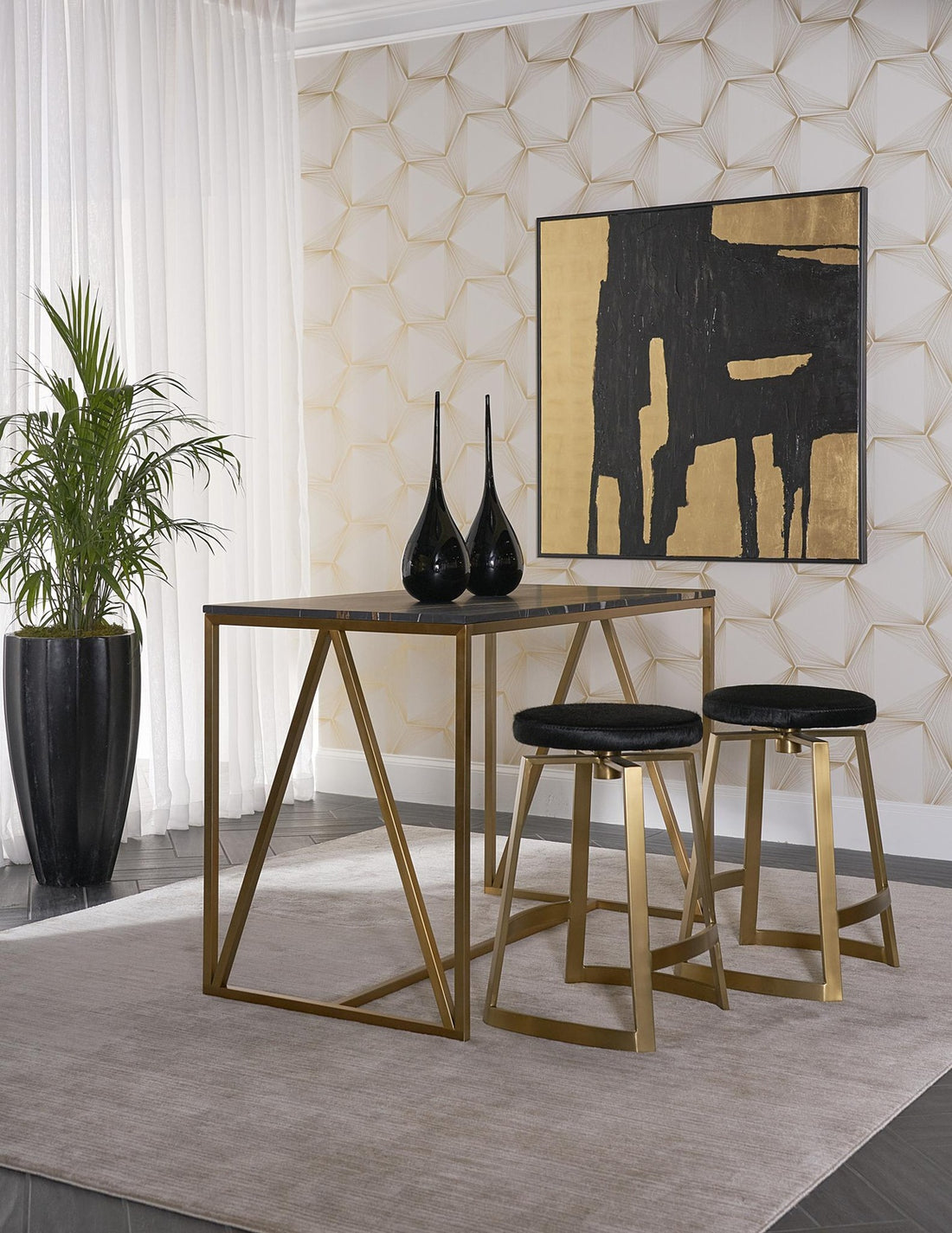 SUNPAN, HENDRIX SWIVEL COUNTER STOOL, BENCHES, OTTOMAN & STOOLS