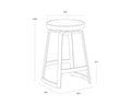 Sunpan, HENDRIX SWIVEL COUNTER STOOL, BENCHES, OTTOMAN & STOOLS