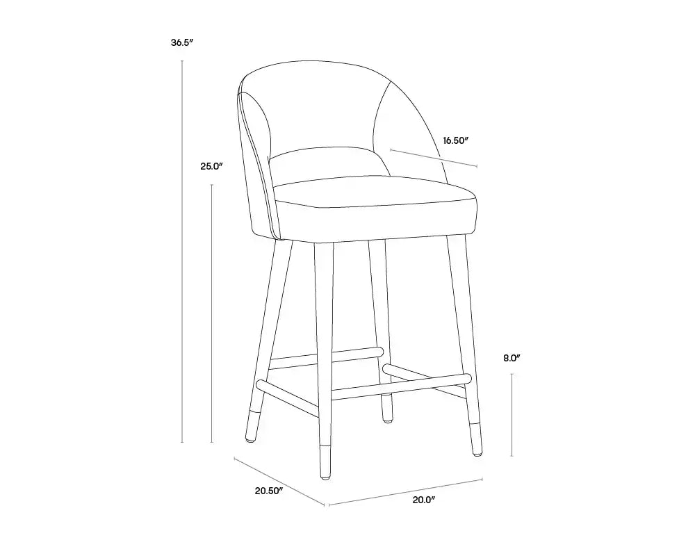 SUNPAN MONAE COUNTER STOOL - Benches, Ottoman, Stools