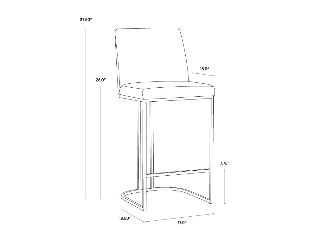 Sunpan, RAYLA COUNTER STOOL, BENCHES, OTTOMAN & STOOLS