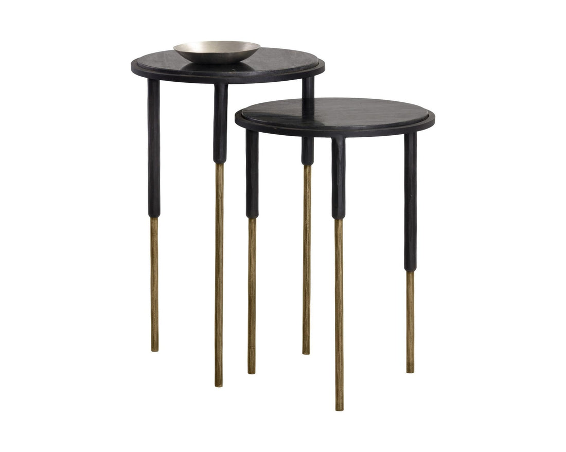 SUNPAN KYRIE NESTING END TABLES (SET OF 2) - Side