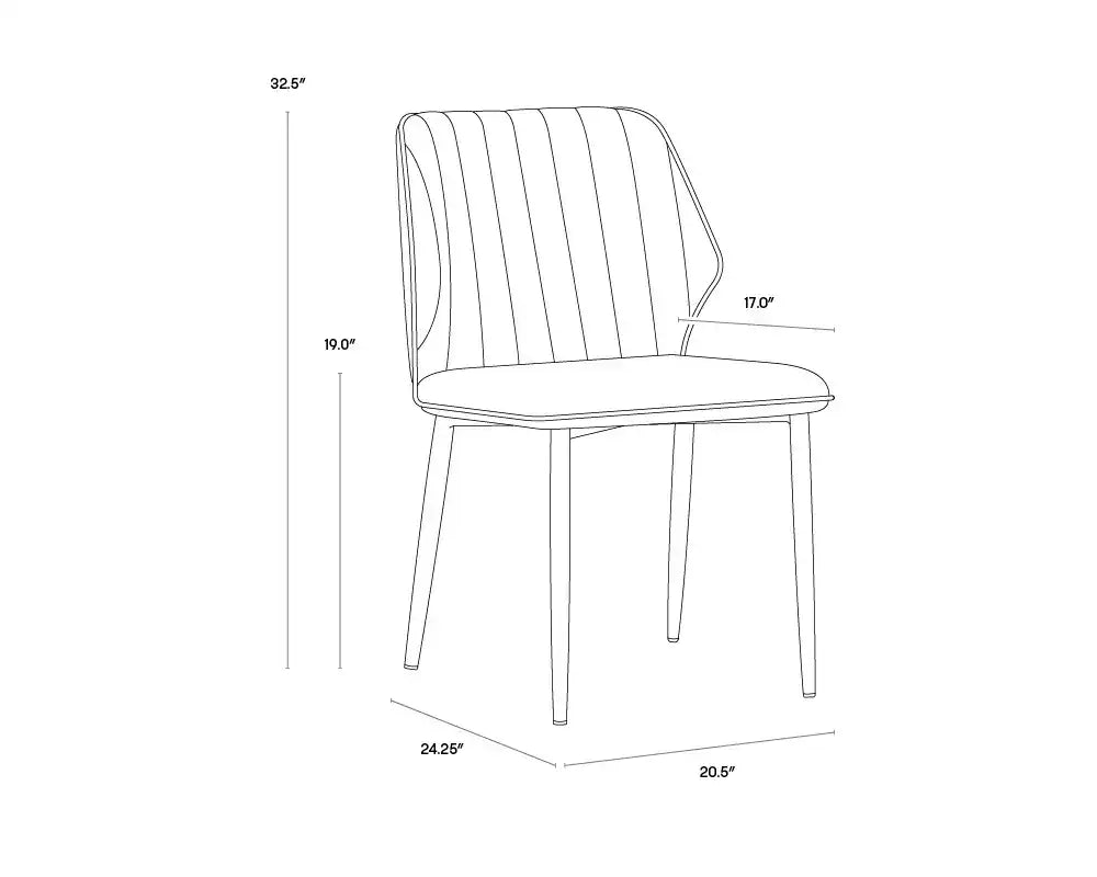 Sunpan CLINTON DINING CHAIR - Dining Chairs
