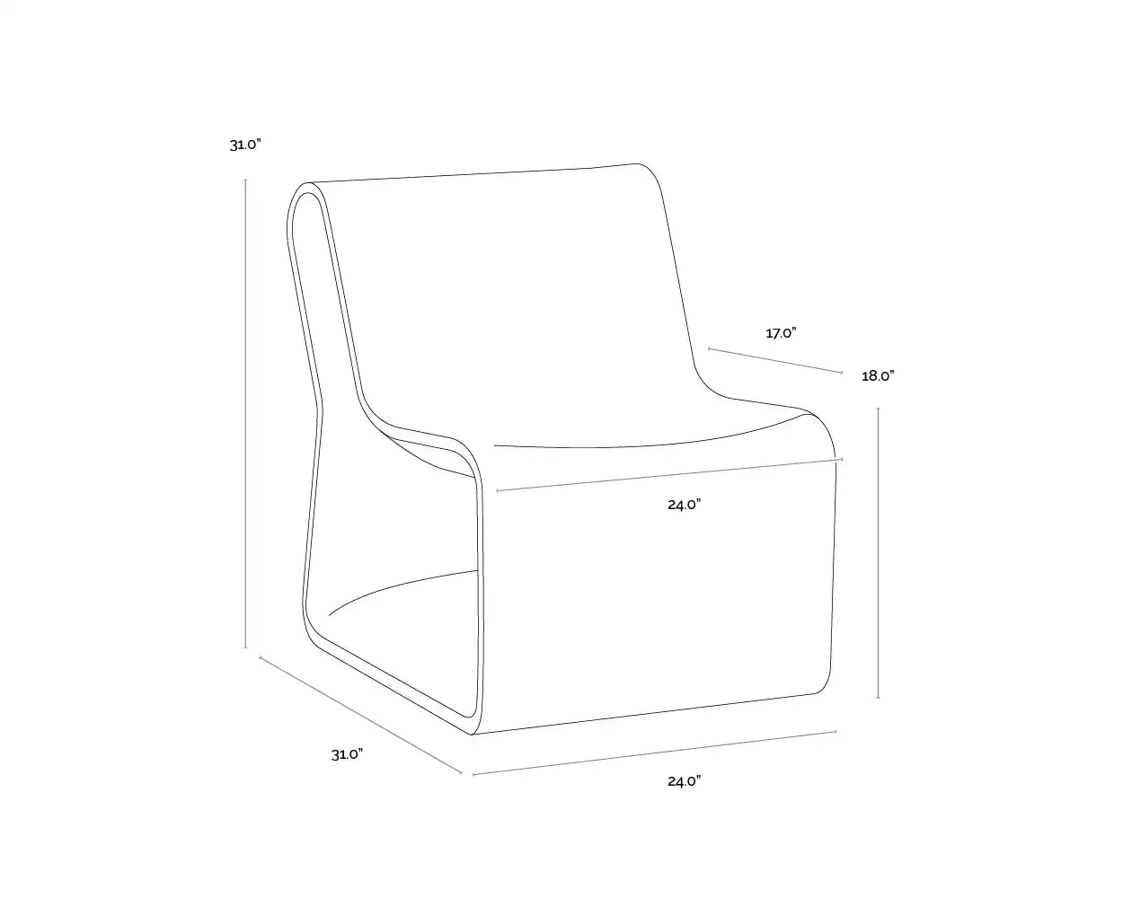 ODYSSEY LOUNGE CHAIR - WHITE - Outdoor Furniture