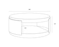 Sunpan CAVETTE COFFEE TABLE - Outdoor Furniture