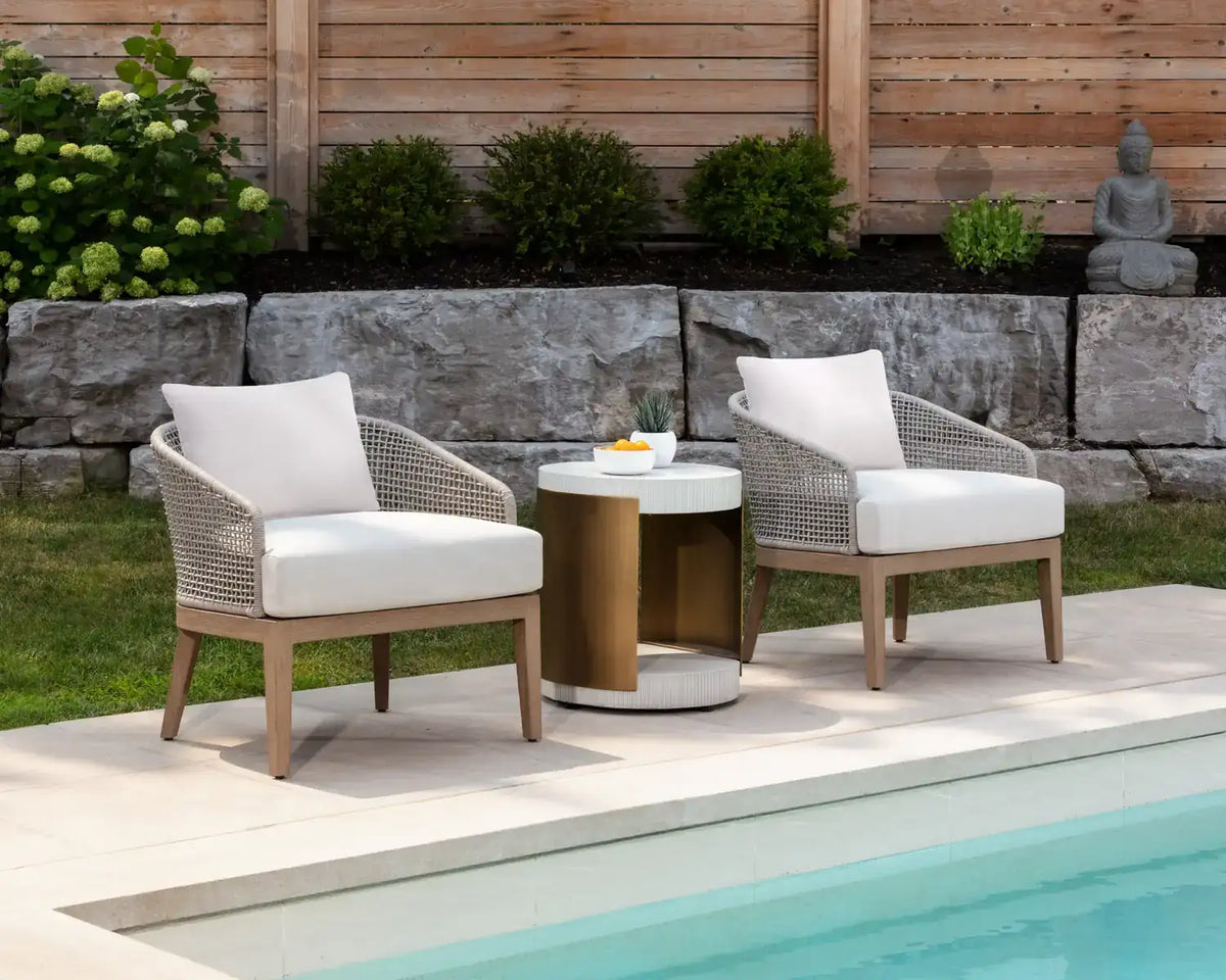 Sunpan CAVETTE END TABLE - Outdoor Furniture