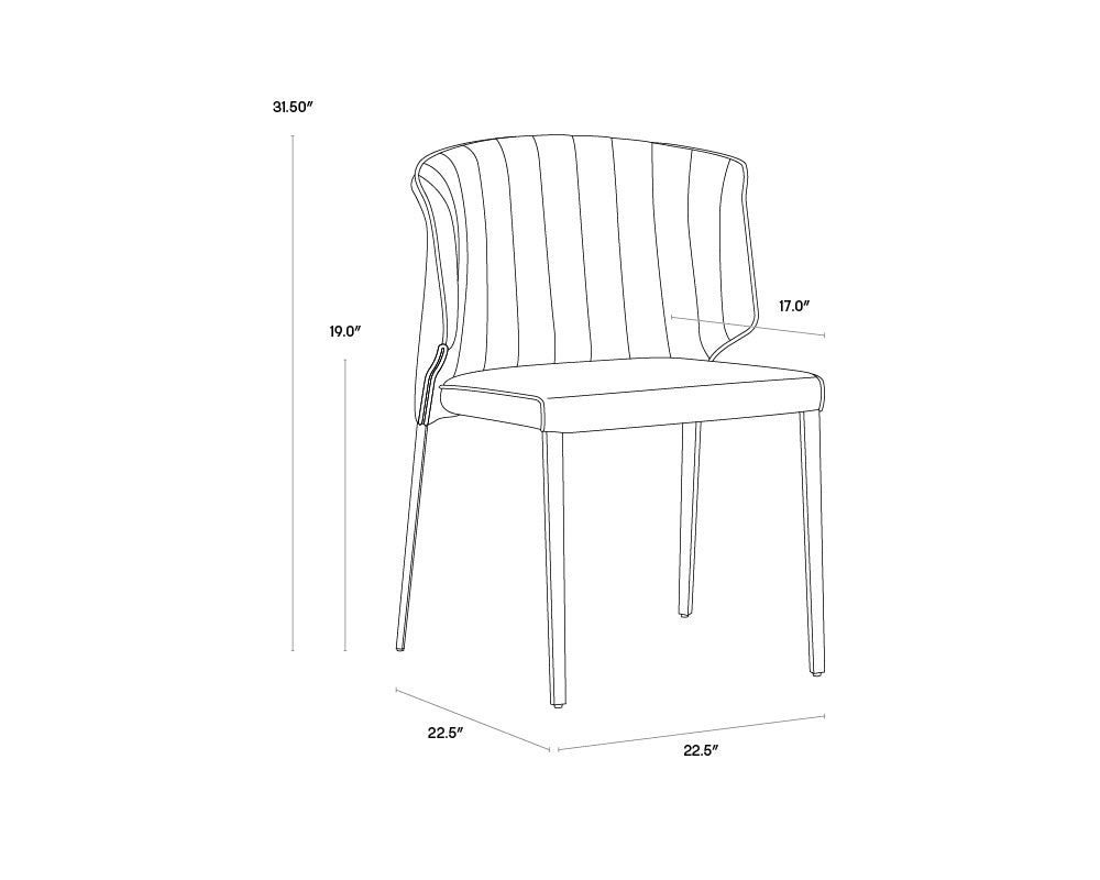 SUNPAN ZAYDEN DINING CHAIR - Dining Chairs