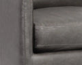 PORTMAN SWIVEL LOUNGE CHAIR - MARSEILLE CONCRETE LEATHER - Lounge