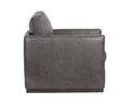 PORTMAN SWIVEL LOUNGE CHAIR - MARSEILLE CONCRETE LEATHER - Lounge