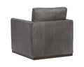 PORTMAN SWIVEL LOUNGE CHAIR - MARSEILLE CONCRETE LEATHER - Lounge