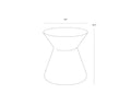 Sunpan ASTLEY END TABLE - Outdoor Furniture