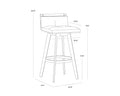 Sunpan ARIZONA SWIVEL BARSTOOL - Bar Stools