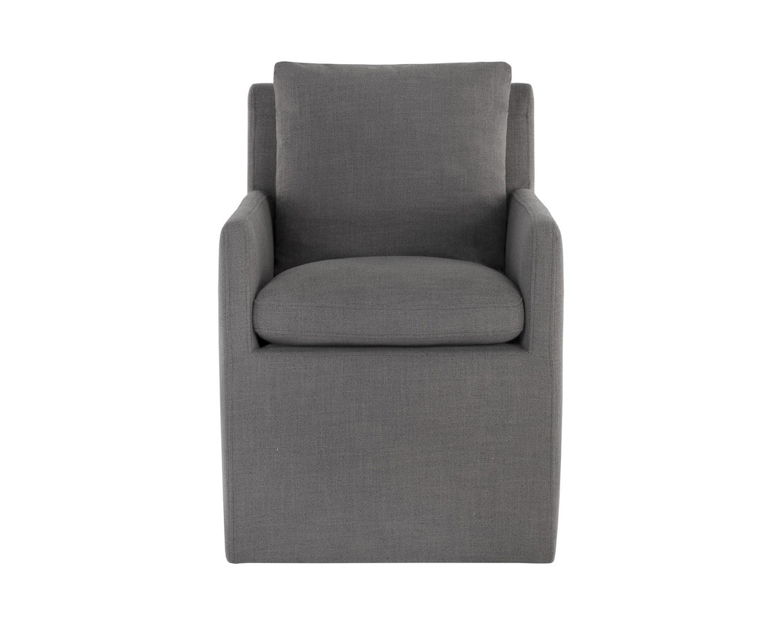 SUNPAN GLENROSE WHEELED DINING ARMCHAIR - Dining Chairs
