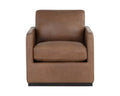 PORTMAN SWIVEL LOUNGE CHAIR - MARSEILLE CAMEL LEATHER - Lounge