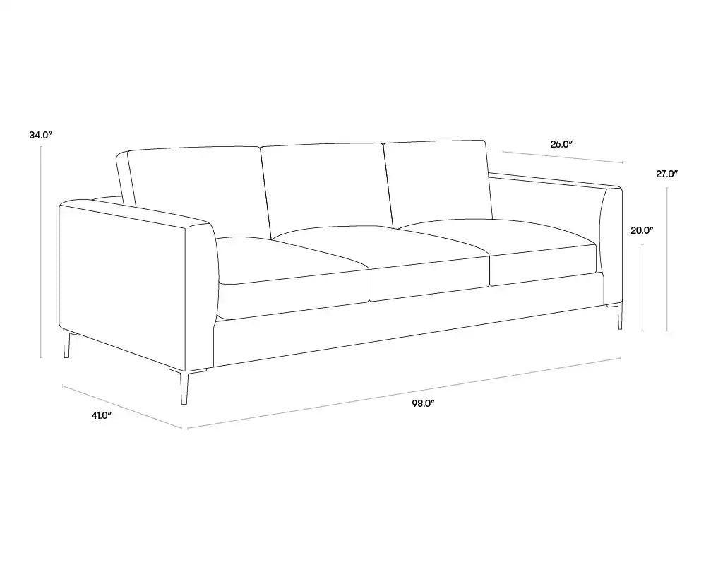 Sunpan BYWARD SOFA - Sofa