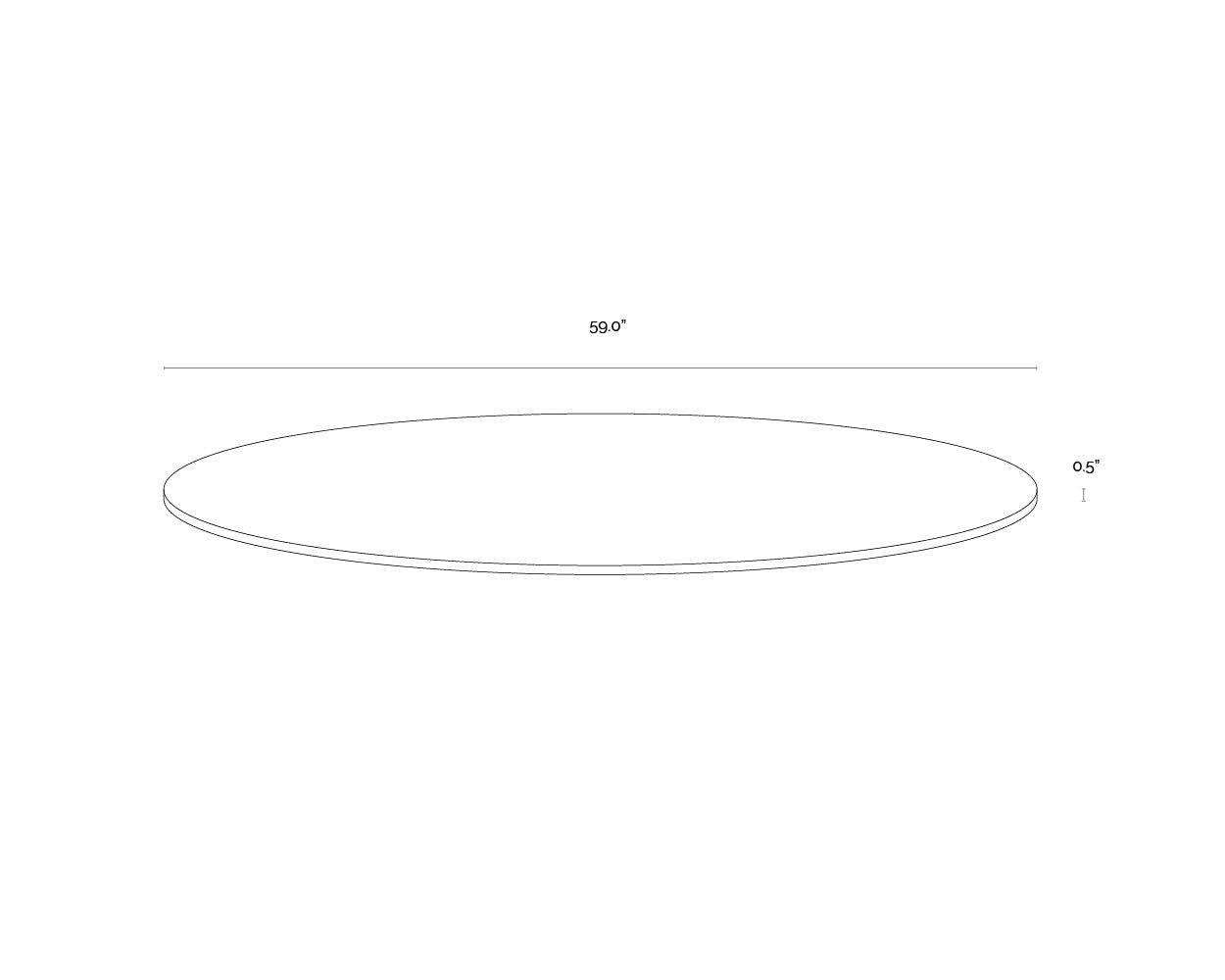 SUNPAN GLASS DINING TABLE TOP - Dining Tables