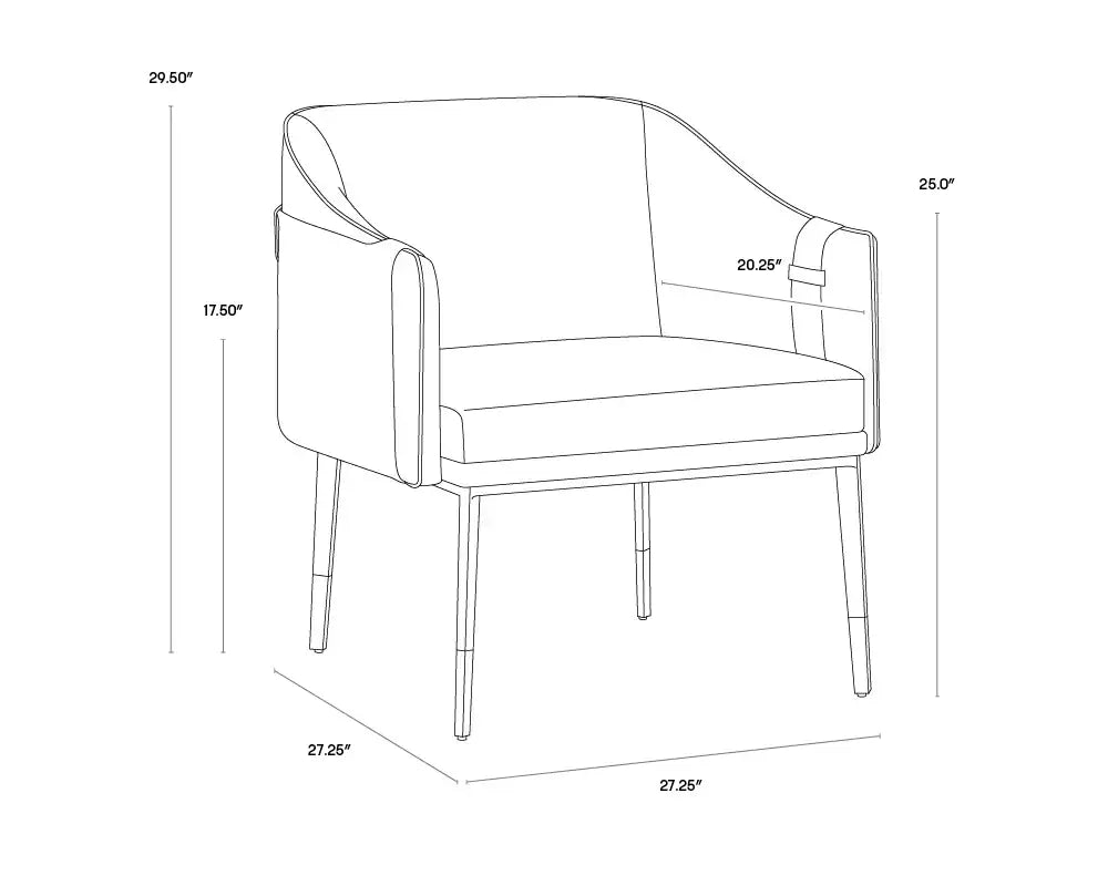 Sunpan CARTER LOUNGE CHAIR - Lounge