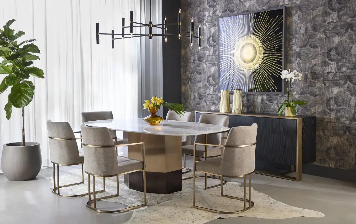Sunpan RAYLA DINING ARMCHAIR - Dining Chairs
