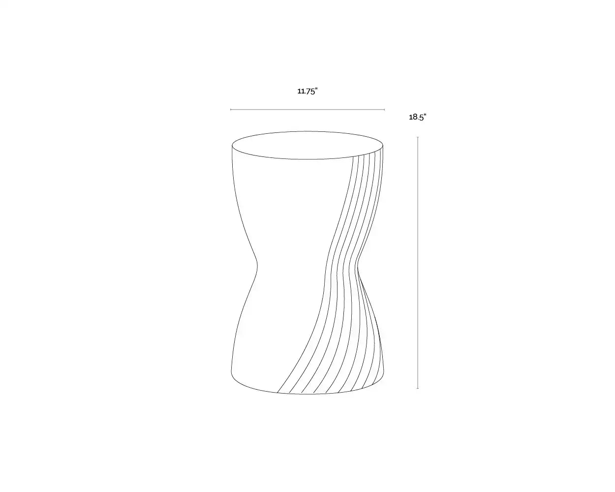 SUNPAN CARA END TABLE - Outdoor Furniture
