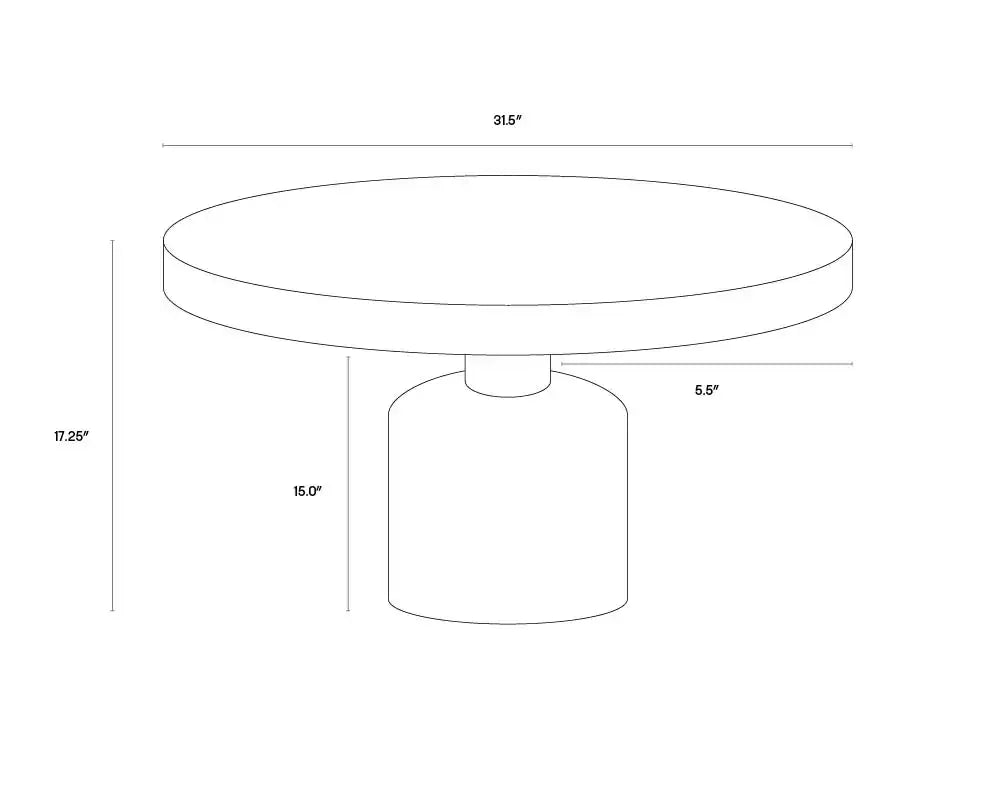 Sunpan ELMIRA COFFEE TABLE - Outdoor Furniture
