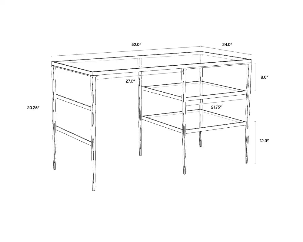 Sunpan, BRUNA DESK, DESKS