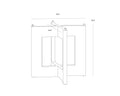 SUNPAN LIANNE DINING TABLE BASE - Dining Tables