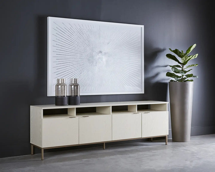 Sunpan AMBROSE MODULAR MEDIA CONSOLE AND CABINET - Consoles