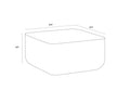 Sunpan STRUT COFFEE TABLE - Outdoor Furniture