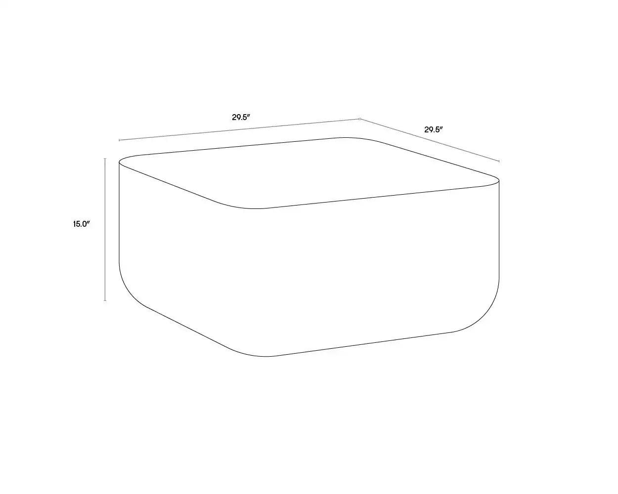 SUNPAN STRUT COFFEE TABLE - Outdoor Furniture
