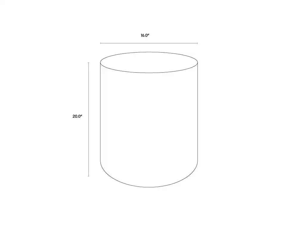 Sunpan DIAZ END TABLE - Outdoor Furniture