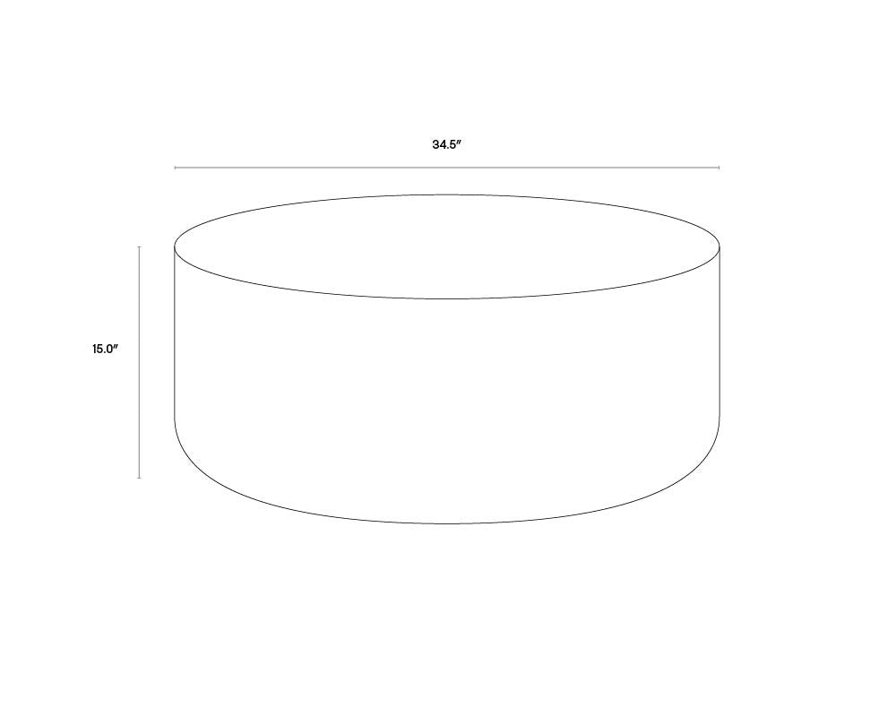 Sunpan DIAZ COFFEE TABLE - Outdoor Furniture