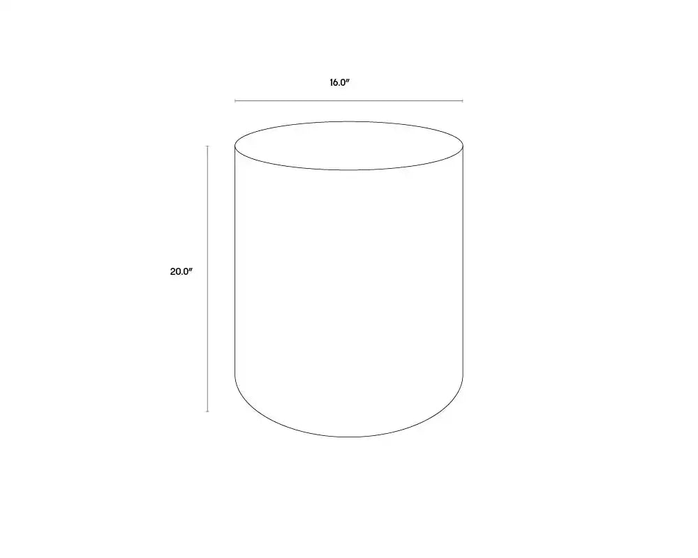 Sunpan DIAZ END TABLE - Outdoor Furniture