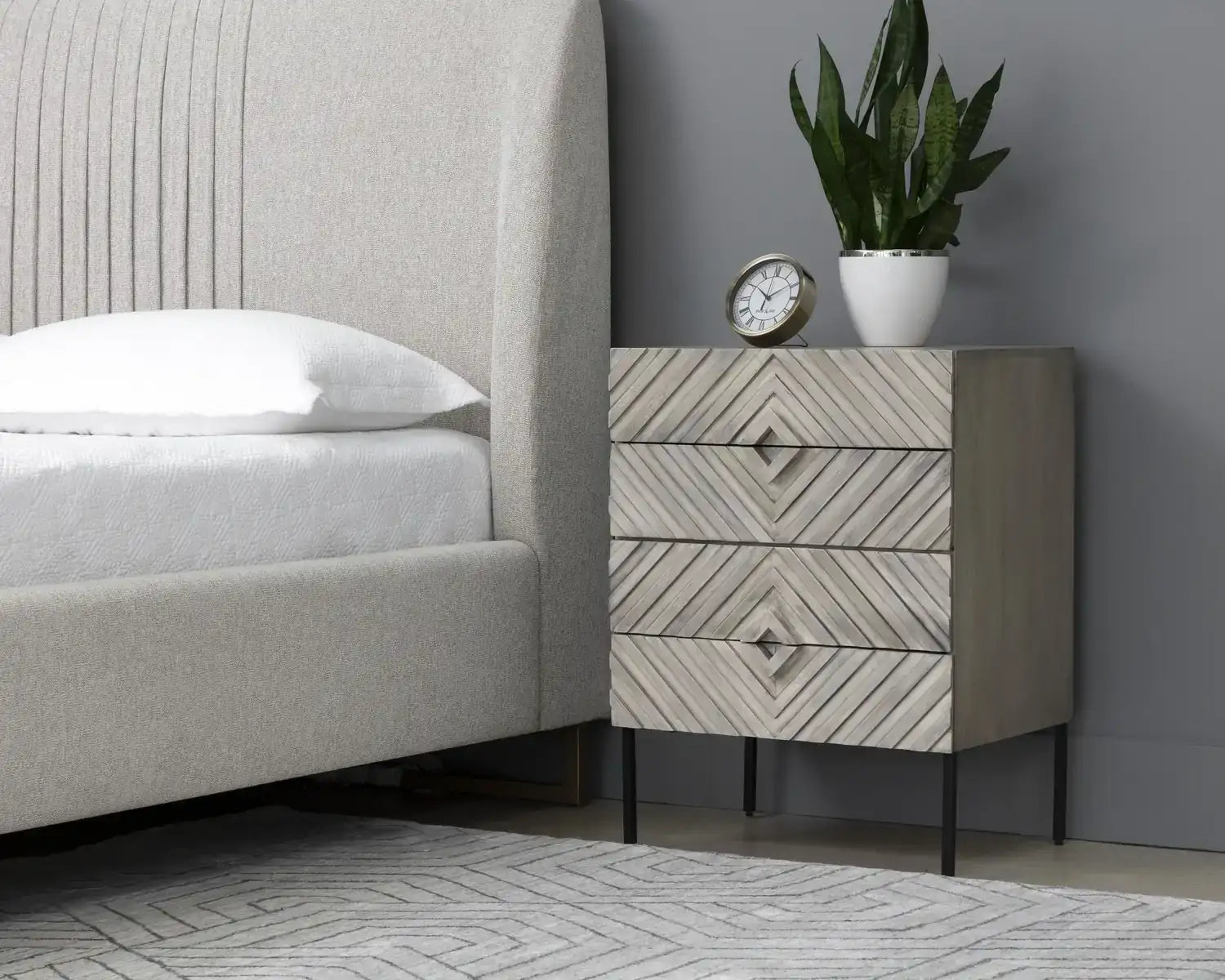 SUNPAN NOEMI NIGHTSTAND - Nightstands