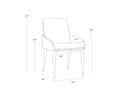 Sunpan CARLO DINING ARMCHAIR - Dining Chairs