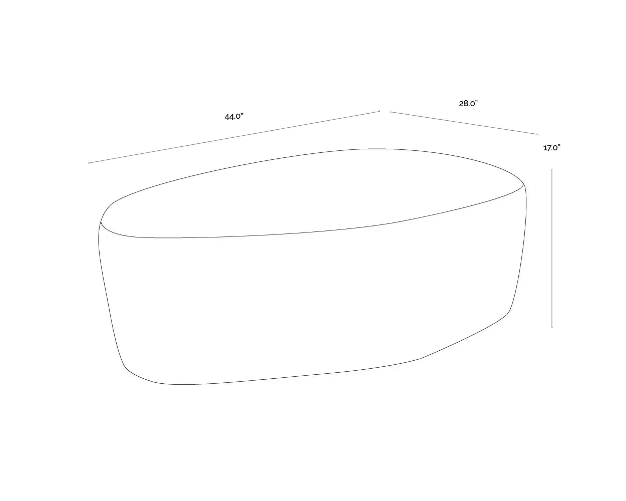 SUNPAN SORAYA OTTOMAN - Benches, Ottoman, Stools