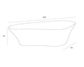 Sunpan DALI COFFEE TABLE - Outdoor Furniture