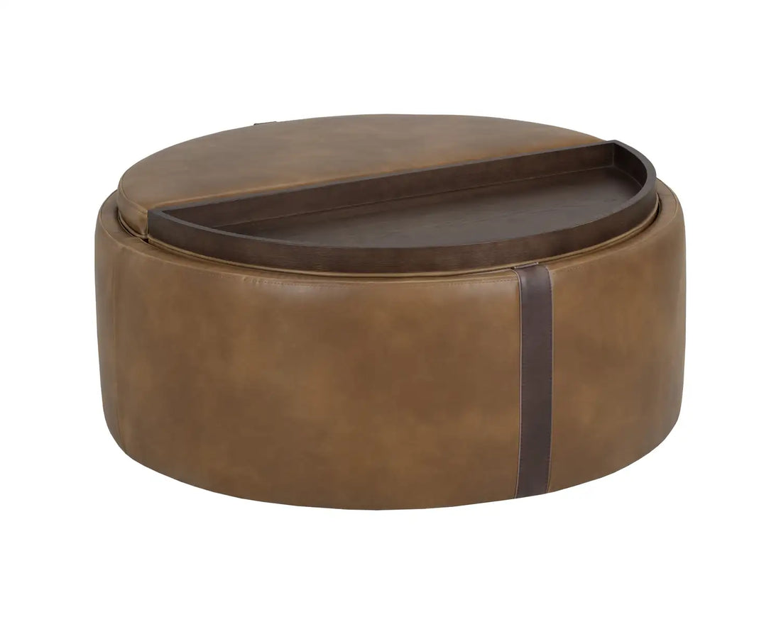 SUNPAN BORELLI WHEELED STORAGE OTTOMAN - Benches, Ottoman, Stools