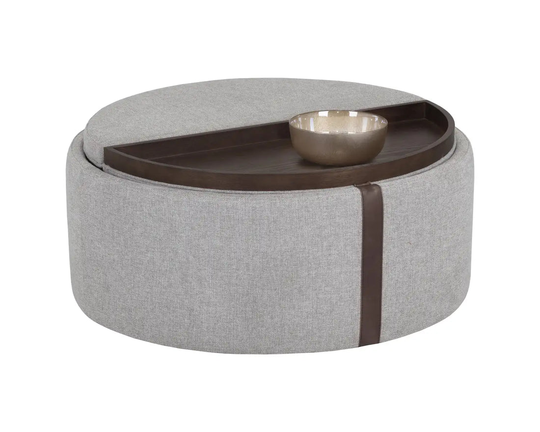 SUNPAN BORELLI WHEELED STORAGE OTTOMAN - Benches, Ottoman, Stools