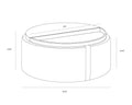 Sunpan, BORELLI WHEELED STORAGE OTTOMAN, BENCHES, OTTOMAN & STOOLS