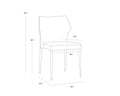 Sunpan JAMES STACKABLE DINING CHAIR - Dining Chairs