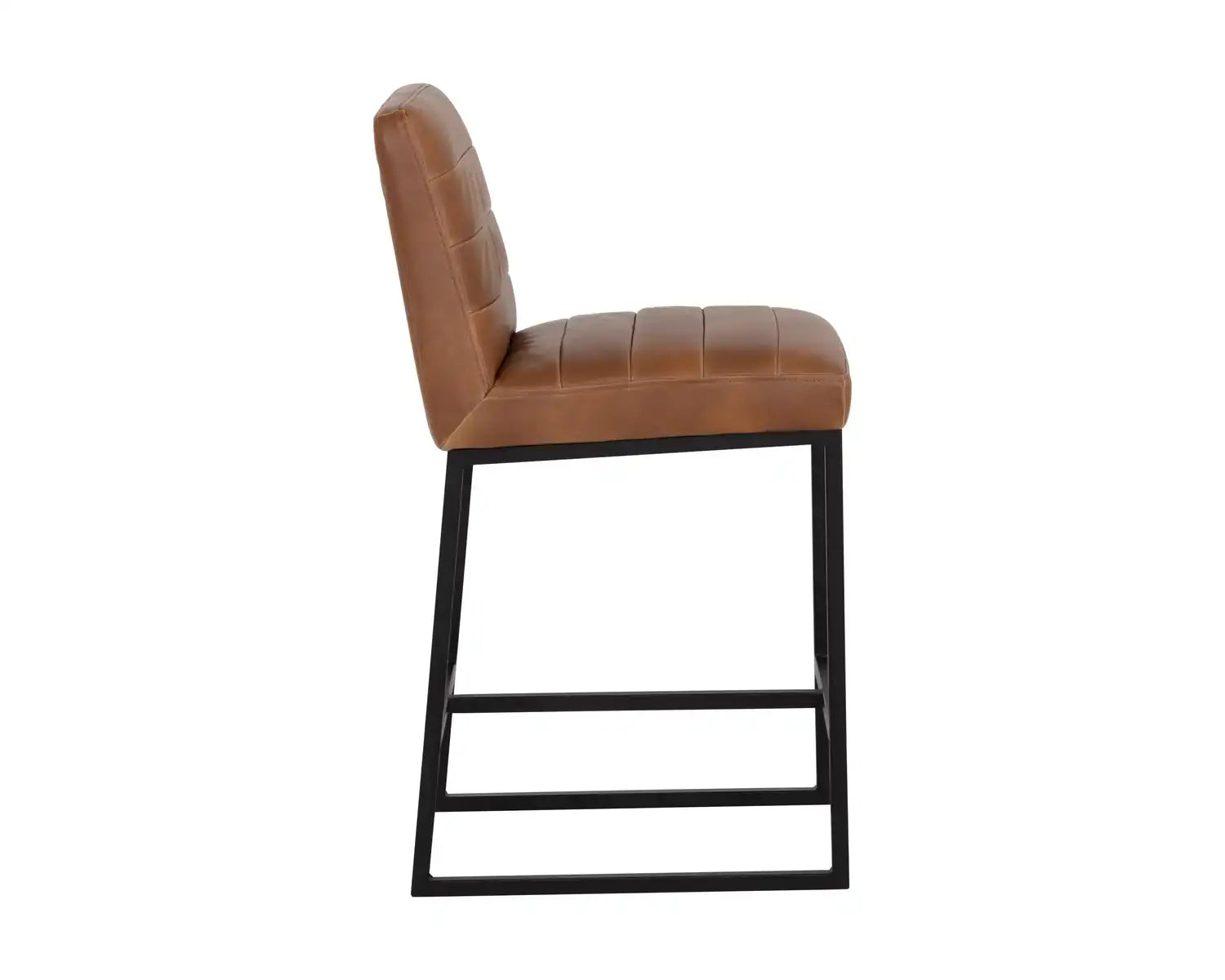 SPYROS COUNTER STOOL - TOBACCO TAN - Bar Stools
