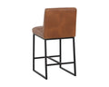 SPYROS COUNTER STOOL - TOBACCO TAN - Bar Stools