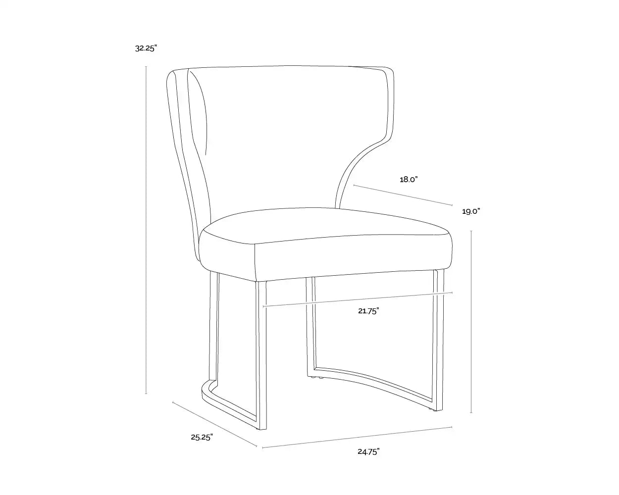 SUNPAN YORKVILLE DINING CHAIR - Dining Chairs