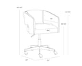 Sunpan, CLAREN OFFICE CHAIR, BENCHES, OTTOMAN & STOOLS