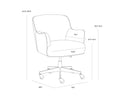 Sunpan, KARINA OFFICE CHAIR, BENCHES, OTTOMAN & STOOLS