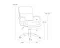 Sunpan, KLEO OFFICE CHAIR, BENCHES, OTTOMAN & STOOLS