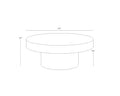 Sunpan BRANDO COFFEE TABLE - Outdoor Furniture