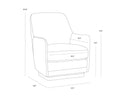 SUNPAN, MARCELA SWIVEL LOUNGE CHAIR, LOUNGE